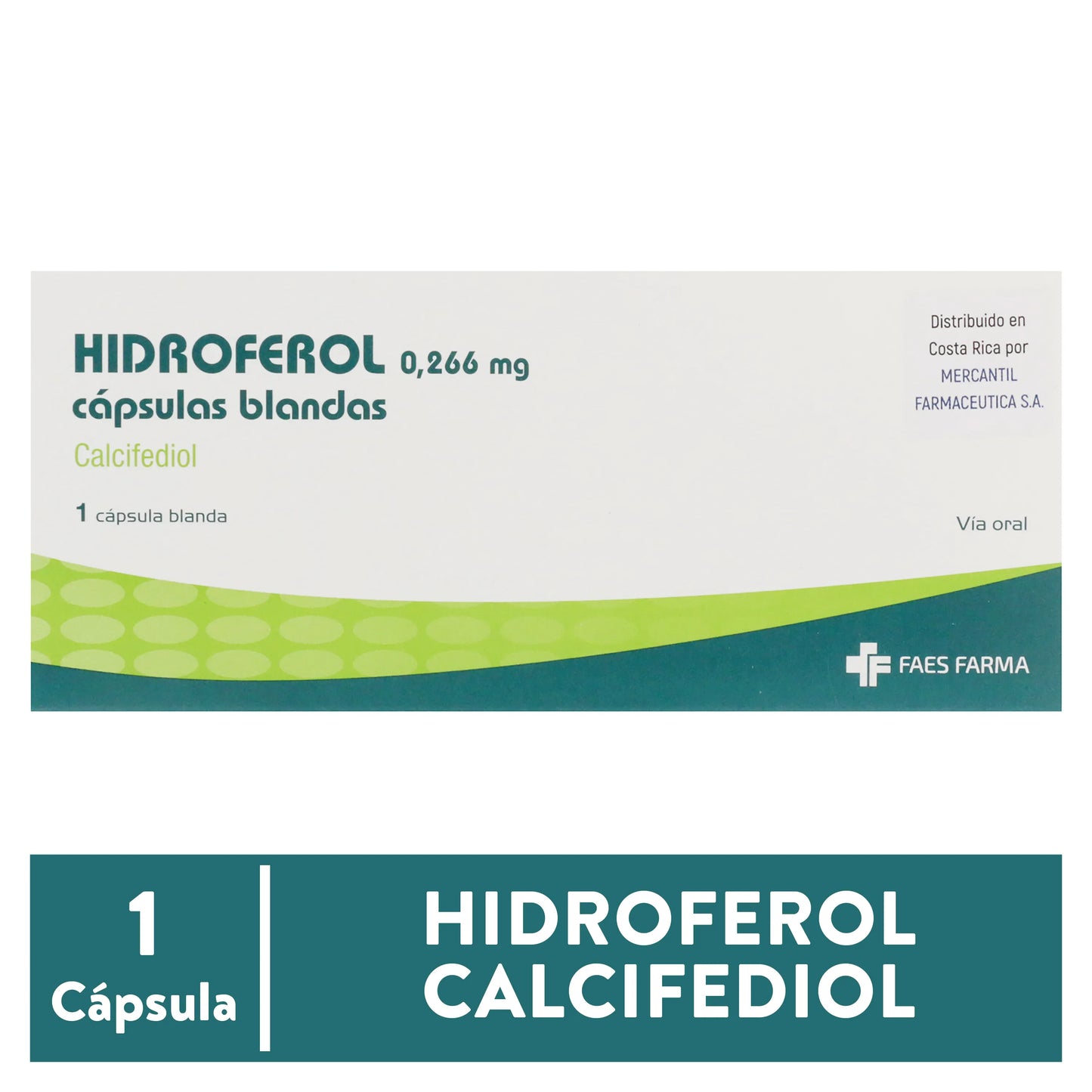 Hidroferol 0,266 mg – Cápsula Blanda de Alta Eficacia