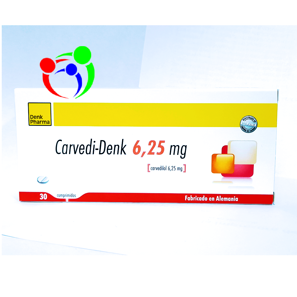 Carvedi-Denk 6.25 Mg X 30 Comprimidos