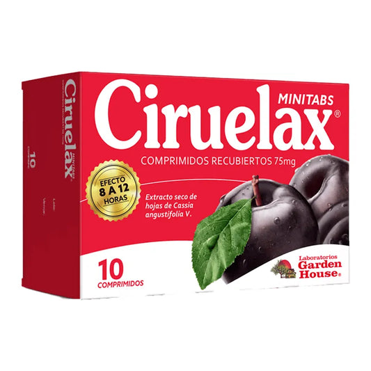 Ciruelax  Cont. 10 blister por 10 comprimidos c/u