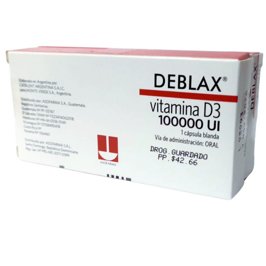 Deblax 100000Ui  x 1+1 Capsula