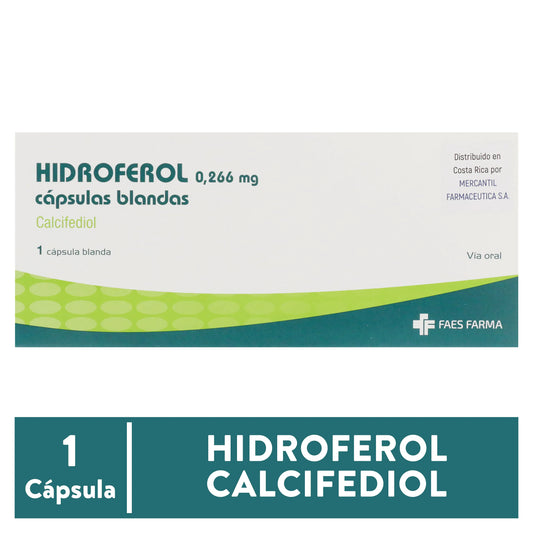 Hidroferol 0,266 mg – Cápsula Blanda de Alta Eficacia