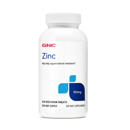 GNC - Zinc 30mg - 100 Tabletas Vegetarianas