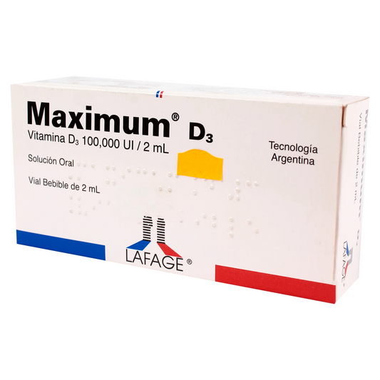 Maximum D3 2 mL —      El Poder Supremo de la Vitamina D3 Concentrada